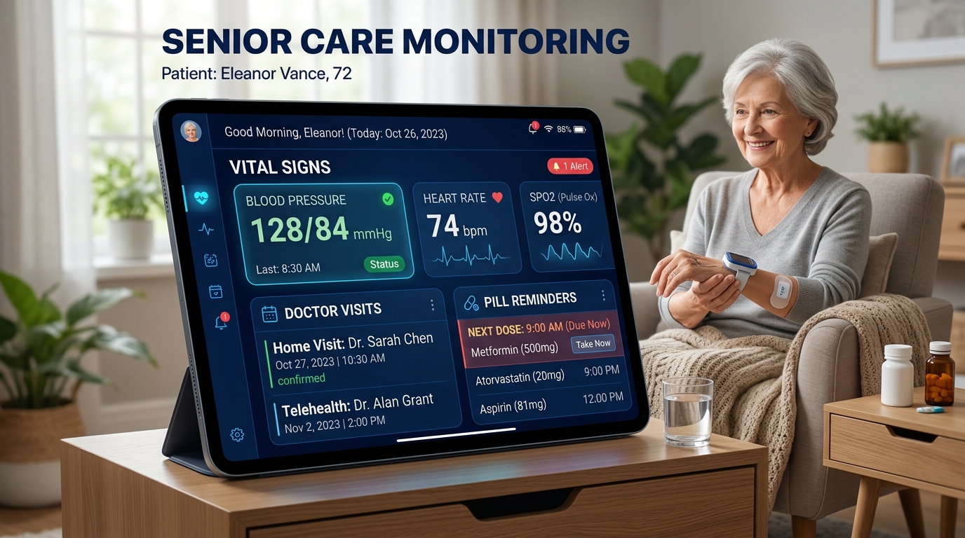 Elderly Care Management Dashboard